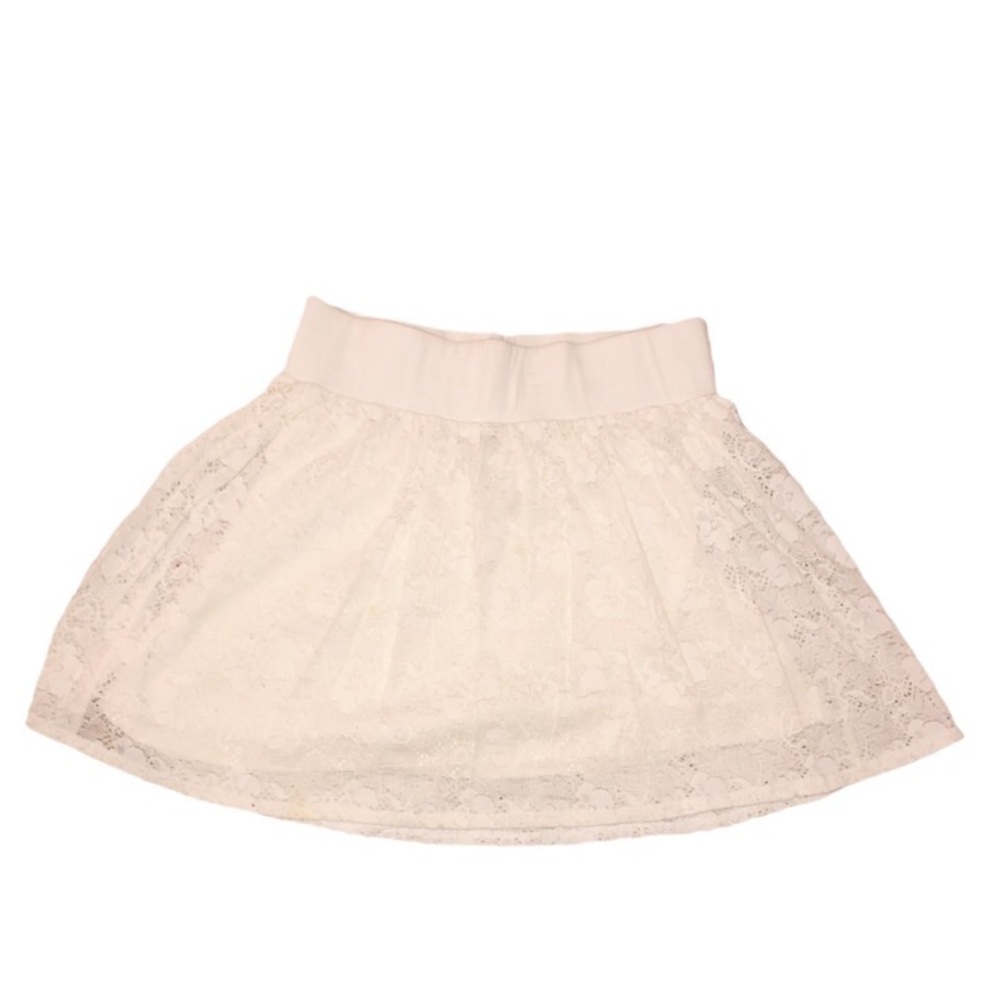 Gap Kids Lace Circle Skirt, Size XXL, White